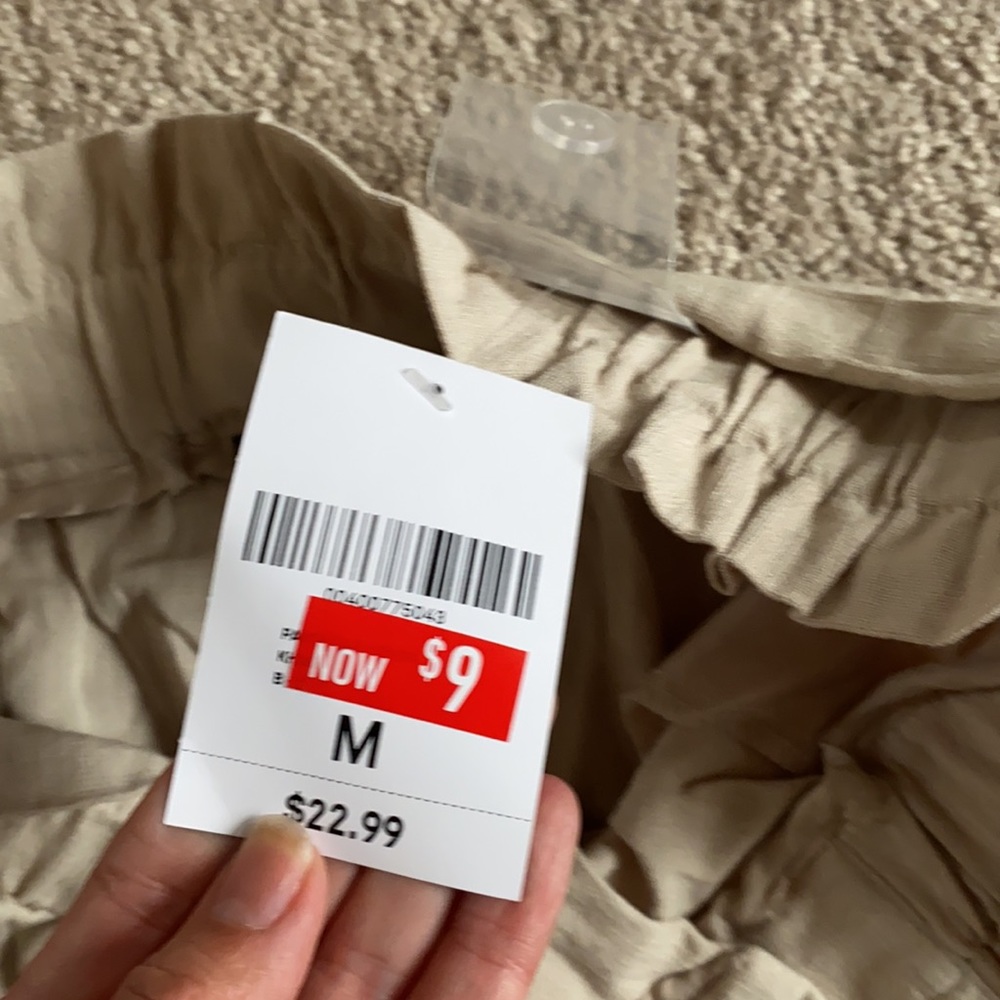 Off white brand new forever 21 pants size m NWT - Picture 3 of 3